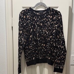 INC International Concepts Leopard Print Sweater